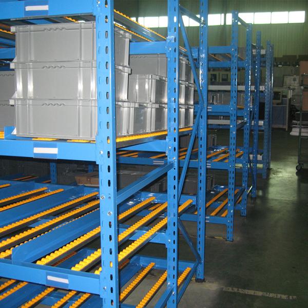 Cartão de fluxo Estante de rolos Estante de rolos de gravidade Estante de rolos de transporte de rolos