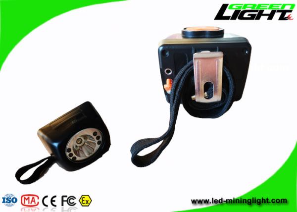 8000lux High Brightness Miners Cap Lamps Cordless Lightweight PC Body Digital Display