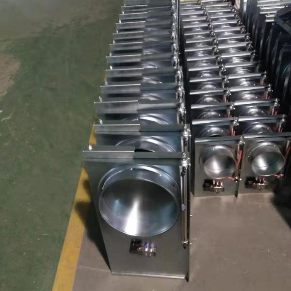 Galvanized Sheet Manual Sliding Damper 100mm Stainless Steel Blast Gate