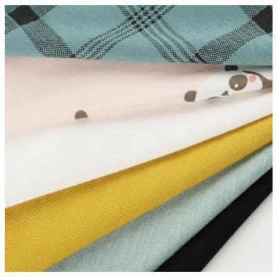 Certificated Super Soft 100% Organic Bamboo Cotton Polyester Knitting Jersey Rib Interlock Fabric Wholesale for T Shirt