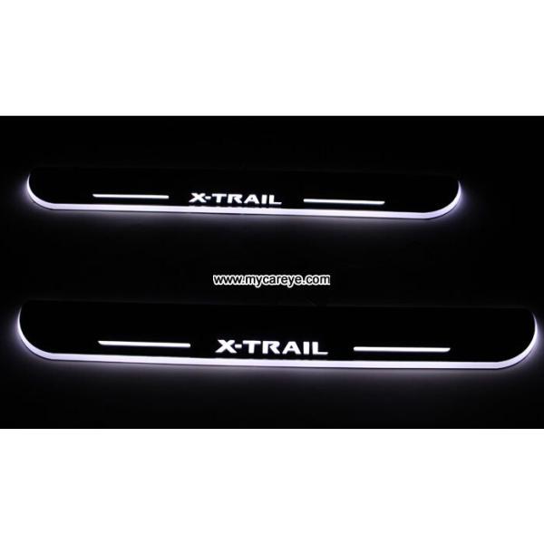 Nissan X-Trail car pedal set LED lights pedal car step Moving door scuff