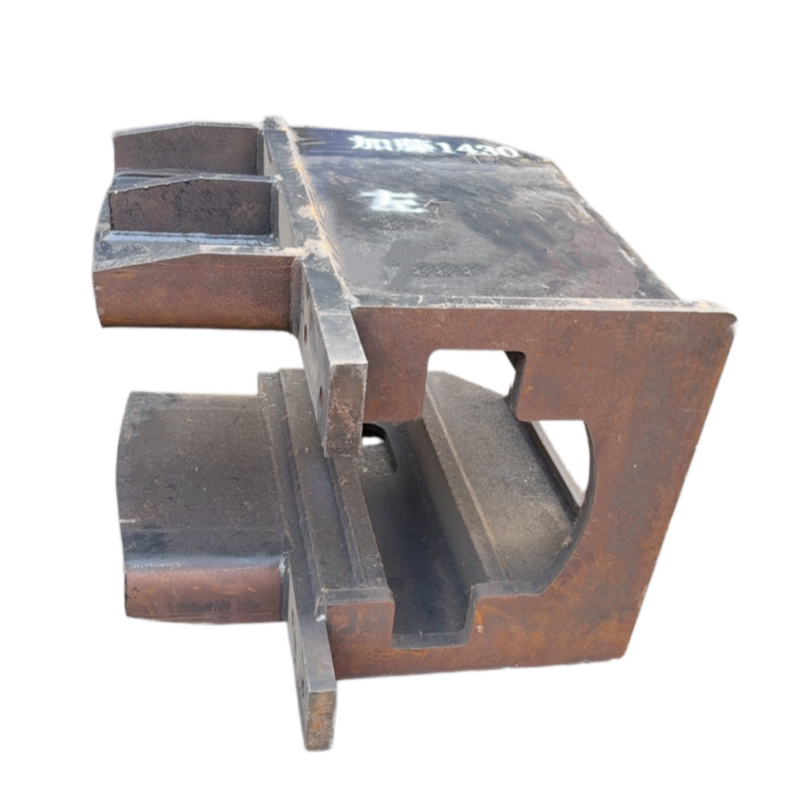 Idler Yoke / Front Fork for Kato HD1430 Excavator Undercarriage Parts,Compatible with Kato HD1430 Excavator Idler Front Fork, Jaw Bracket, Undercarriage Components Including Four Wheels and One Track