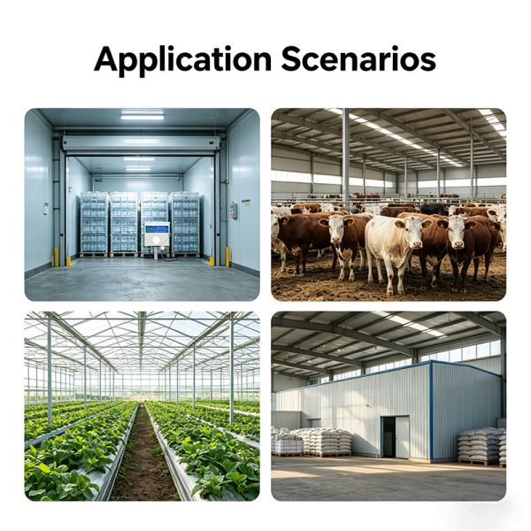 Industrial NH3 Transmitter, Greenhouse, Farm, Agricultural Ammonia Monitoring Instrument, Modbus RS485 NH3 Sensor