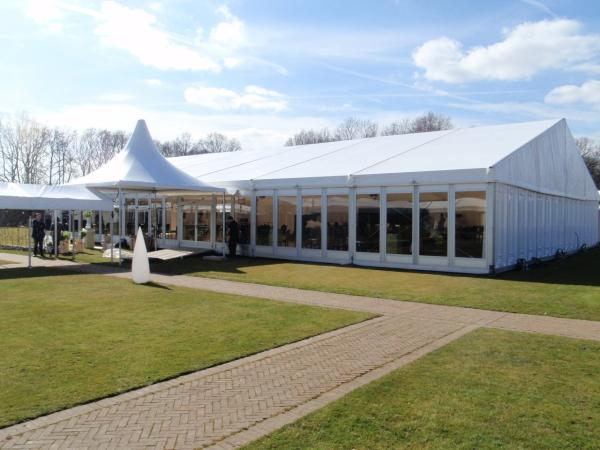 Glass Wall Clearspan Structure Large Wedding Tents 25x25m Large Party Carpas
