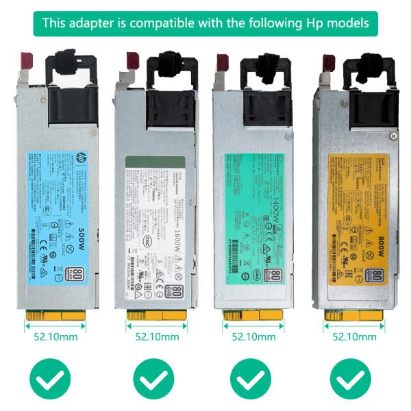 Адаптер питания HP с 12 12V ATX6PIN портами питания и 2 4PIN портами питания, интерфейс регулятора давления с светодиодным дисплеем напряжения и переключателем питания