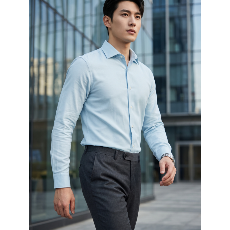Anti Shrink Herringbone Stripe Fabric T60C40 School Uniform & Business Suit Fabric
