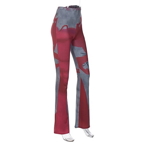 OEM  maufactory European and American printed long trousers