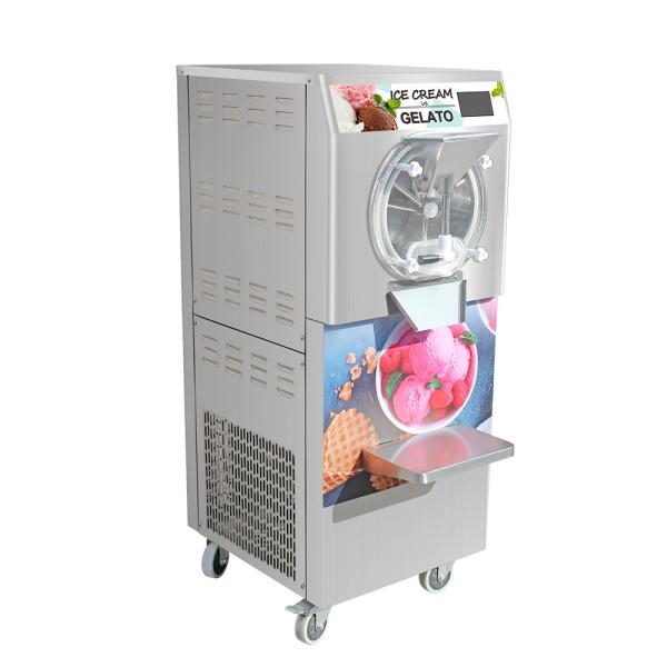 Brazilian Acai Freezer Hard Ice Cream Machine Vertical Batch Frozen Ice Cream Liquid Ice Cream Manufacturing Machine