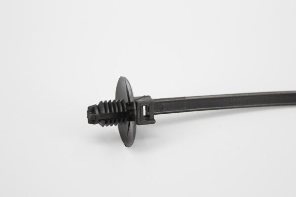 DEMOELE 170mm black Car accessories spiral push mounted nylon cable ties