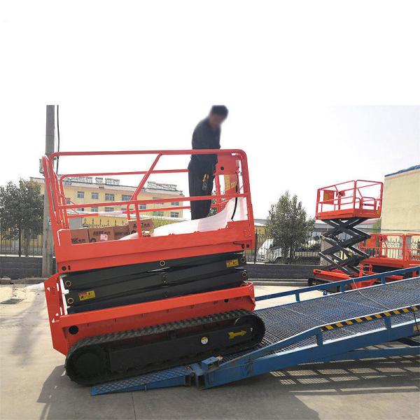 Rough Terrain Self Propelled Scissor Lift Track Mobile Hydraulic Scissor Lift