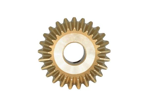 Miniature Brass Alloy Straight Bevel Gear 25T 1 Module 26.4mm Crown Diameter