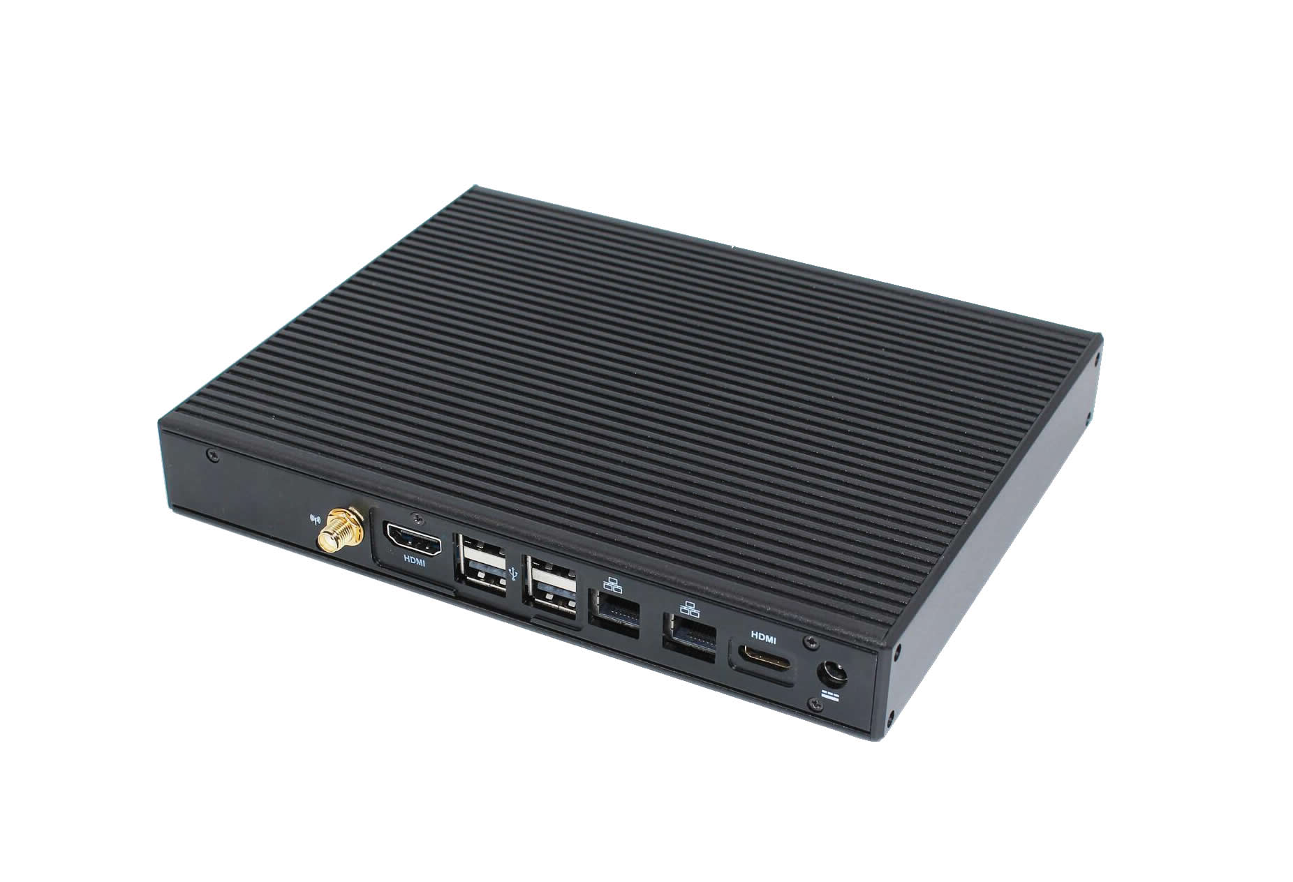 DIN-рейка Промышленный встраиваемый ПК SATA3.0 M-SATA Двойной вход LAN DC9-36V