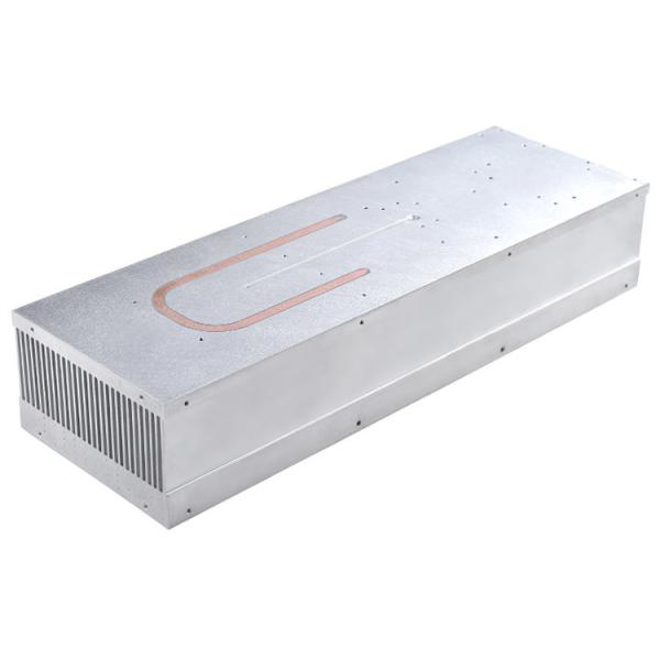Silver Anodised Copper Pipe Heat Sink 6063 T5 Aluminum Alloy Cold Plate