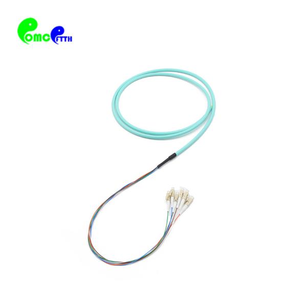 LC Fiber Optic Cable Pigtail With 0.9mm 12 Colors Mini Breakout Cable