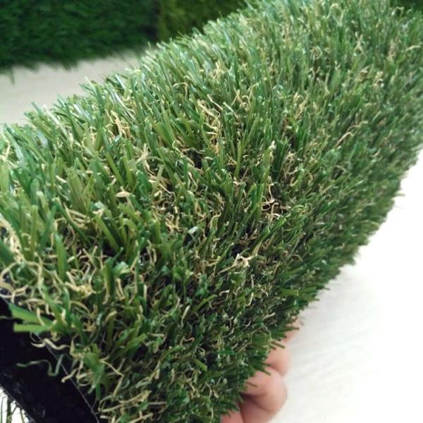 Four Colors Garden Synthetic Turf / Artificial Grass Landscaping Decor
