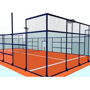 Custom Paddle Court 12mm Artificial Turf Padel Tennis Court Fence
