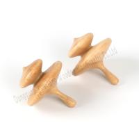 Eco-Friendly Wooden Spin Tops for Montessori Sensory Play