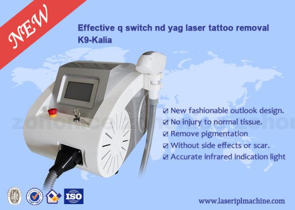 Q comutou a máquina da remoção do pigmento da remoção da tatuagem do laser do ND YAG de 1064nm 532nm