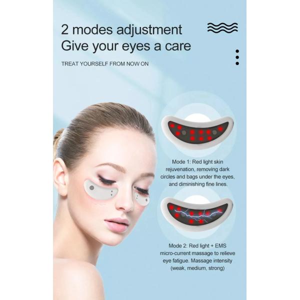 35X74MM Product EMS Smart Massager for Fade Fine Lines Dark Circles Puffiness Eye Bag
