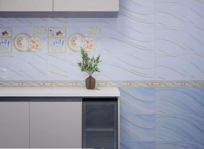 Carreaux bleu clair 30x60cm Carreaux de céramique sans décoloration et carreaux de murs intérieurs pour douche