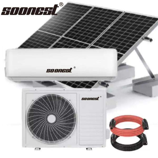 120V 220V AC 2 Tonns Solar Air Conditioner Solar Ac Air Conditioner Portable 12000 Btu 18000Btu Solar Air Conditioner