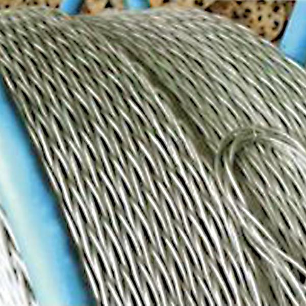 6*24 7FC 20 mm Cordo de arame de aço galvanizado para pesca de arrasto