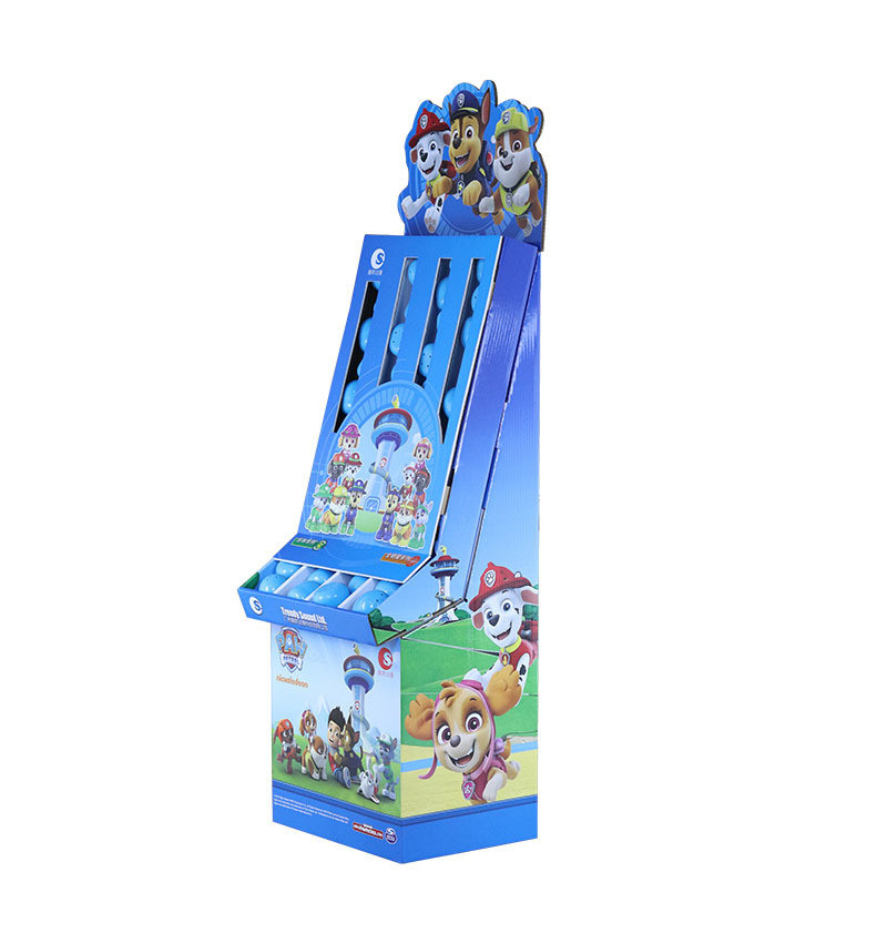 Cartoon Display Stand Design for Capsule Toy Shop Custom Logo Commercial Furniture
