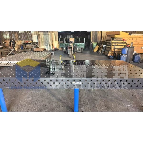 1000X2000mm 3D Welding Table with 28mm Holes for Heavy-Duty Structural Welding