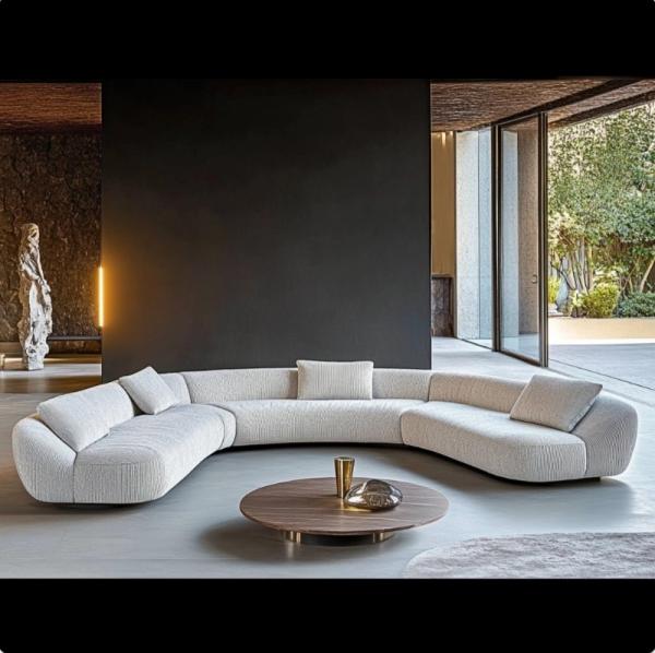 Corner Sofa Modern Round Cloud Couch Sectional White Living Room Modern Velvet Live Sofa Room Sofa Set Modern