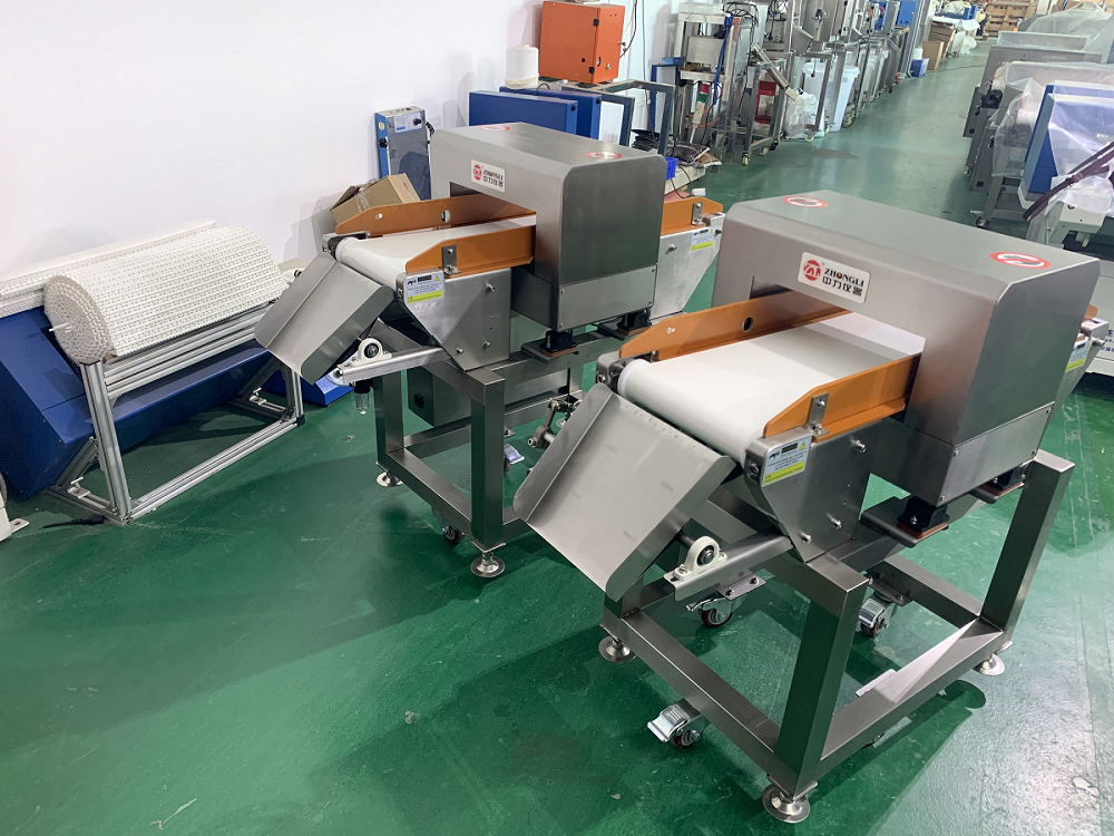 HACCP FDA Pulse Metal Detector Conveyor Metal Detection Machine for Chocolate Chip Cookies Biscuit Snack Production Line