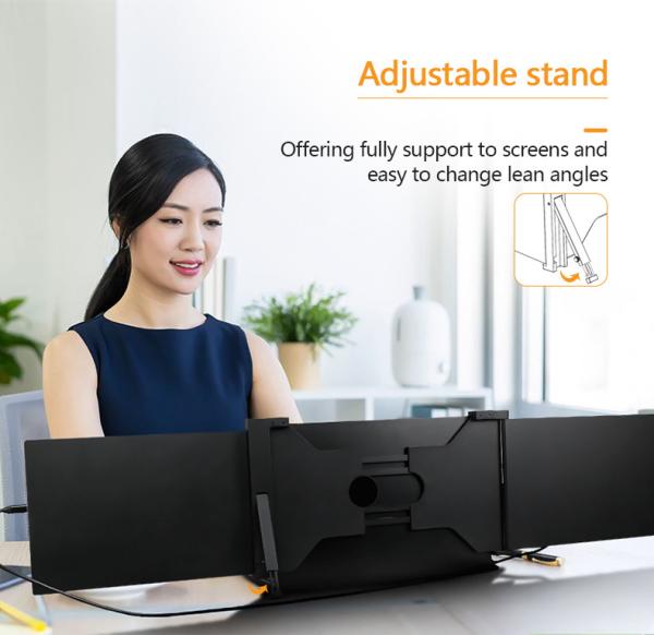 1080P 11.6 Inch IPS Extension 230cd M2 Tri Screen Laptop Monitor