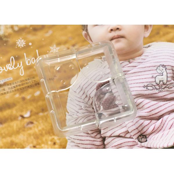 PVC Corner Baby Safety Corner Guards Transparent L Smile Anti Collision Angle