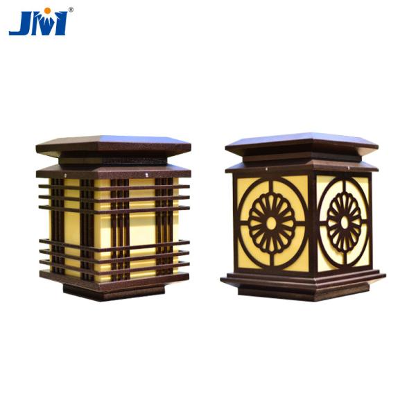 a cerca branca morna Exterior Led Post da entrada de automóveis 10W ilumina a lâmpada 430x300x300mm da coluna do pátio