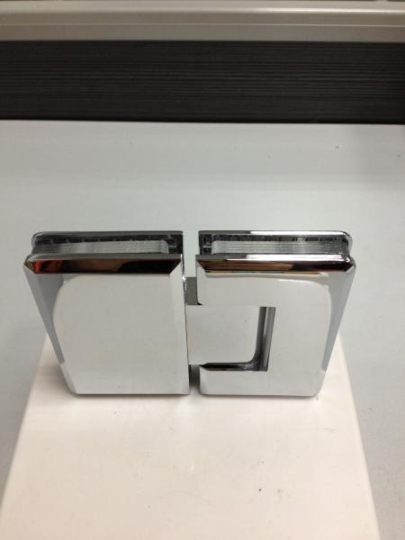 WL-8103 High Quality Solid Brass Glass Shower Door Hinge / Glass Bracket / Glass Clamp 180 degree bevel circinate