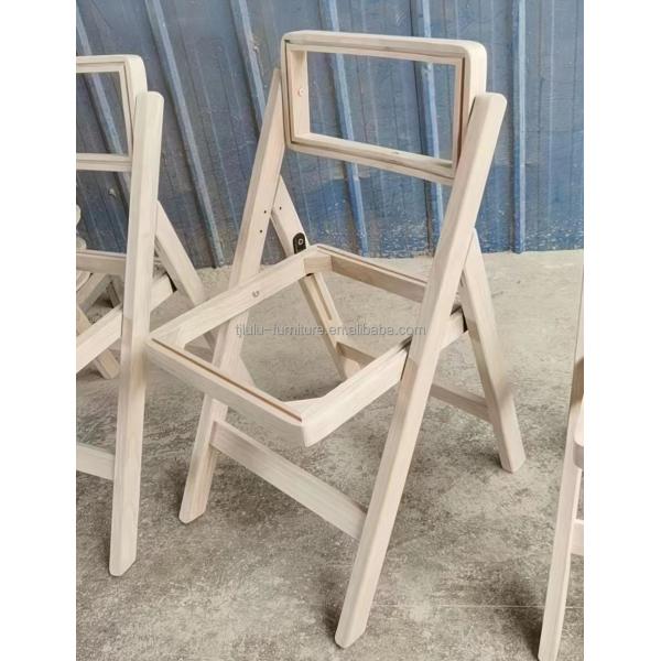 Wooden Dining Room Furniture Durable Foldable Chairs for Restaurants and Events