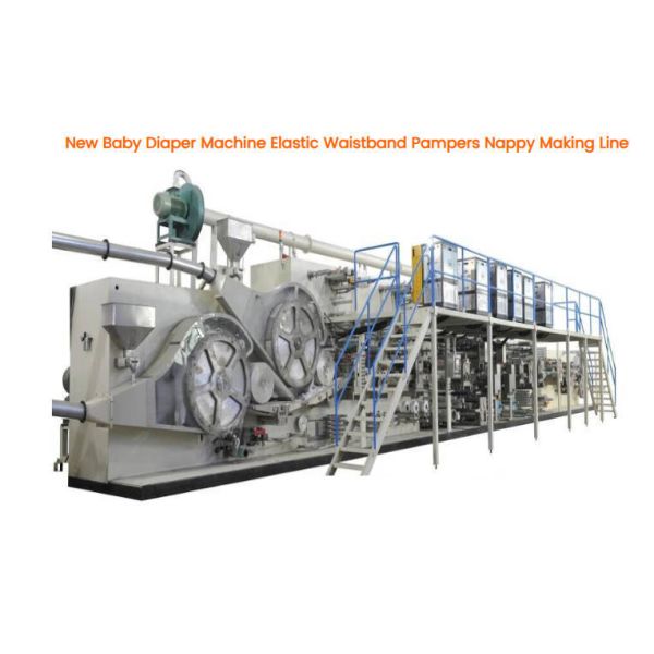 New Baby Diaper Machine - Elastic Waistband Pampers Nappy Making Line