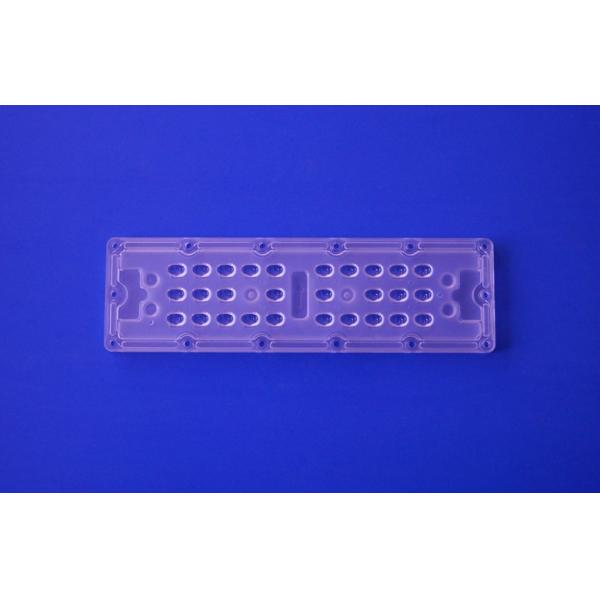 SMD 3535 Led Street Light Lens , 28 In 1 80x150 Degree Led Optical Lens