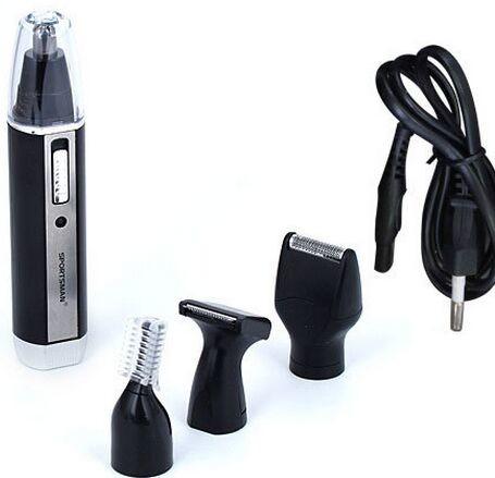 4 in1 Rechargeable  washable Stainless steel cutter head nose hair trimmer for men
