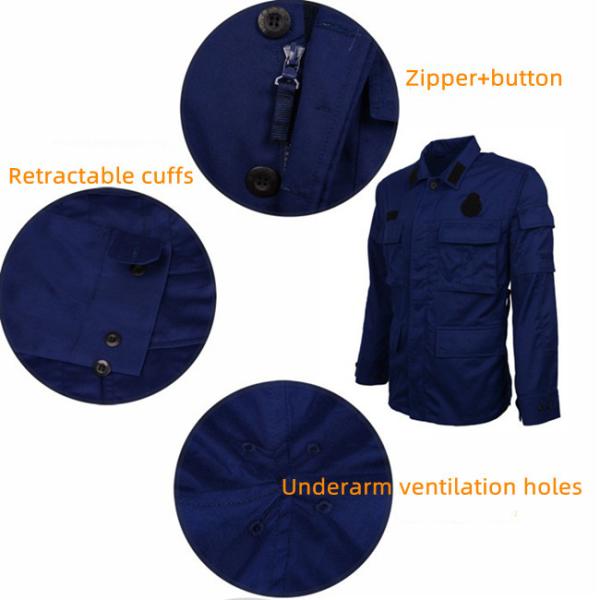Security 35% Cotton Twill Military Combat Uniform Anti Scratch