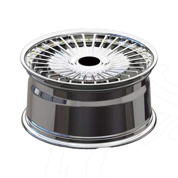 forged alloy wheels 2 pieces Chrome wheel rims forged concave wheels