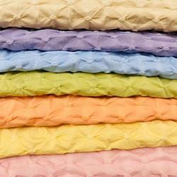Breathable 57 inch Jacquard Woven Fabric 150-280gsm Bubble Knit Fabric