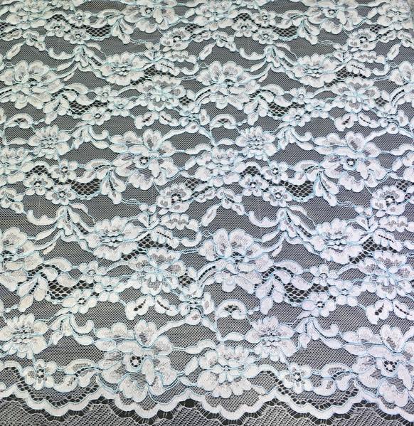Cotton Nylon Cord Lace Fabric floral flower pattern for garmen wholesale