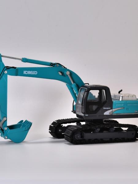 Excavateur en acier Shen modèle SK200 KOBELCO simulation originale alliage métallique décoration automobile non jouets
