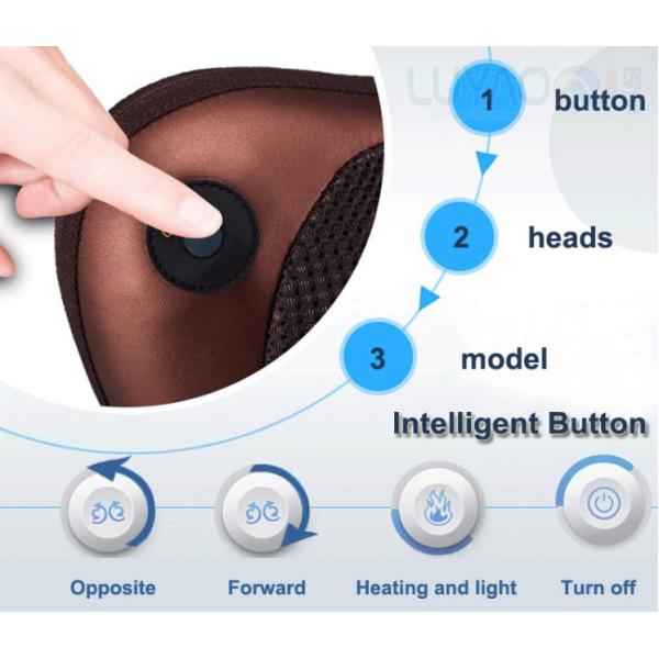 Portable Butterfly Shape Shiatsu Deep Kneading Massage Pillow Spondylosis Massage Pillow