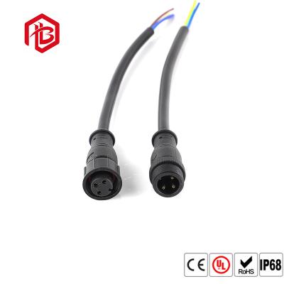 O diodo emissor de luz indica 4 o conector à prova d'água do fio do PVC do Pin M15