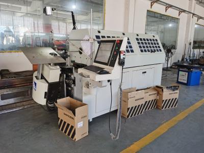 380V 50Hz Wire Bending Machine , 70m / Min CNC Spring Forming Machine