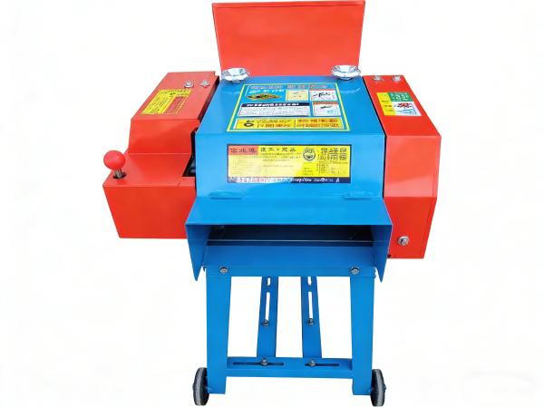 Chaff Cutter Machine Fodder Chopper with 1000kg/h Capacity Dual Power Iron Construction for Small Farms