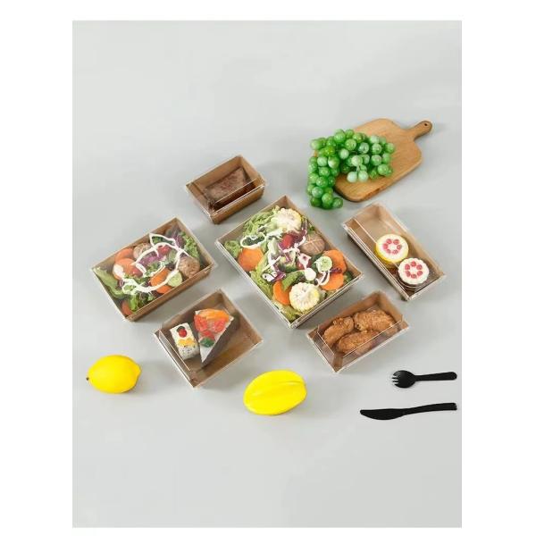 28oz aux sushi de pâtisserie de boîte de papier de conteneur de nourriture 74oz à aller boîte