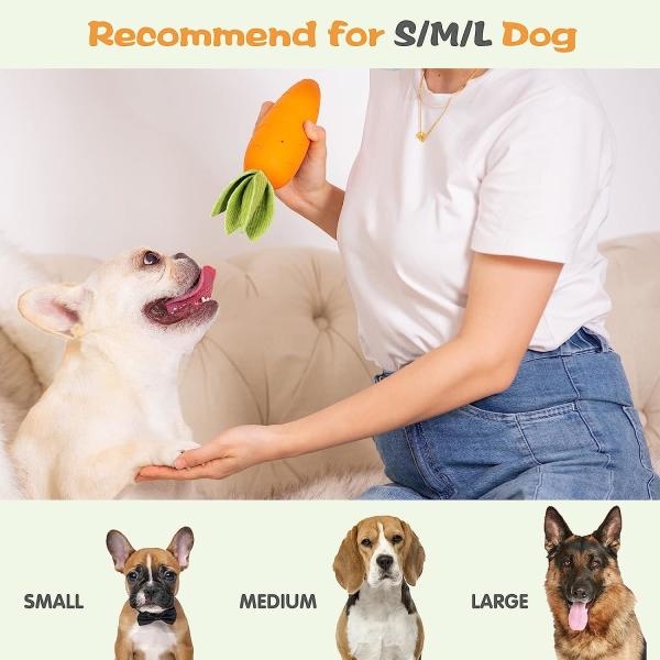 Dog Puppy Toys Pack, Puppy Chew Toys for Fun Teeth Cleaning, Dog Squeak Toys,Treat Dispenser Ball, Tug of War Toy