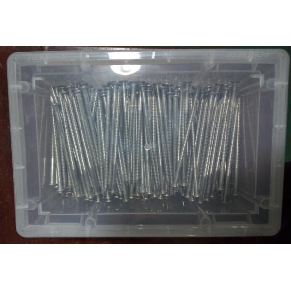 Checkered потерянные ногти нержавеющей стали хвостовика головы 4 неубедительные